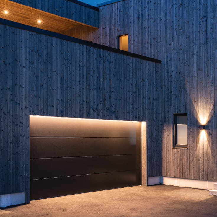 SG StripLine 1,8m LED skinne, påbyg, sort