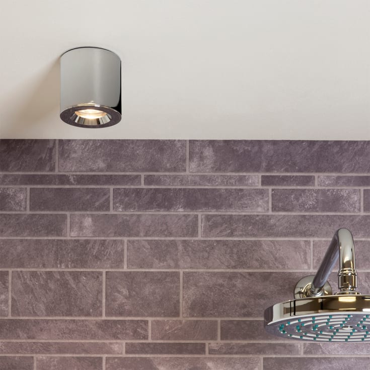 Astro Kos II udendørs loftlampe, krom