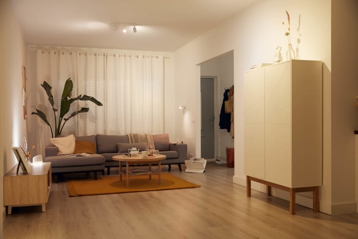 Wiz Imageo spotlampe, justerbar hvid, hvid
