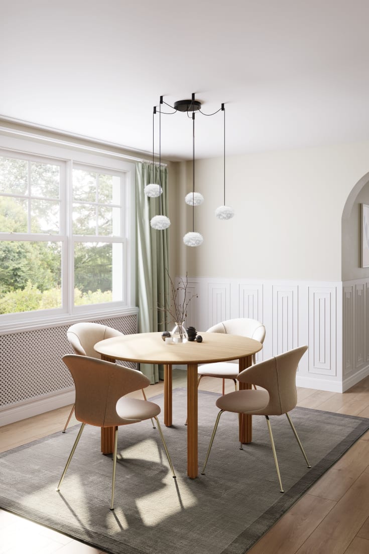 Umage Rosette Mini klyngependel, 5 lamper
