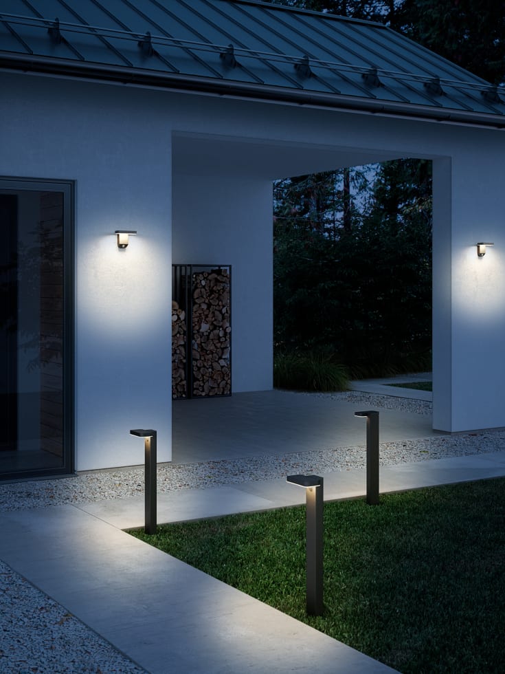 Nordlux Rica Square trädgårdslampa solcell
