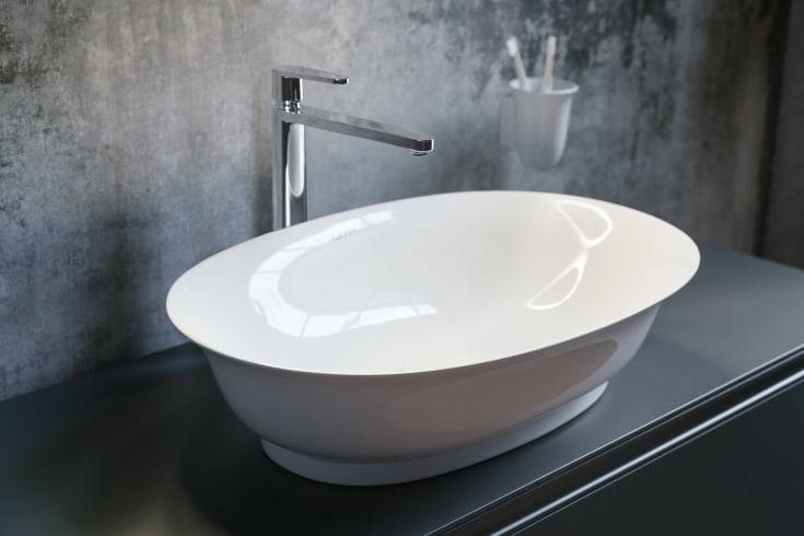 Laufen The New Classic tvättställ, 55x38 cm, vit