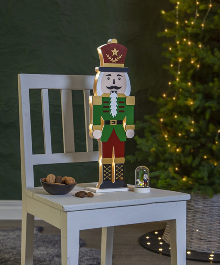 6 stk Star Trading nøddeknækker figur, 52 cm