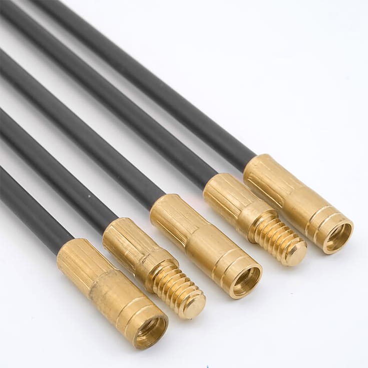 Super Rod ekstra rod, 5 stk. sort, 6 mm x 1 m