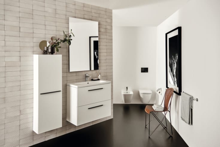 Ideal Standard I.Life S væghængt toilet, uden skyllekant, rengøringsvenlig, hvid