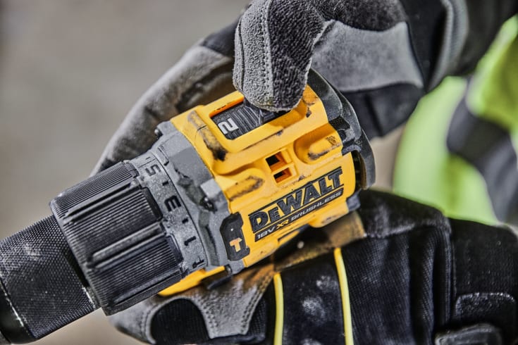 DeWalt 18V XR DCD805NT-XJ slagbormaskin, uten batteri