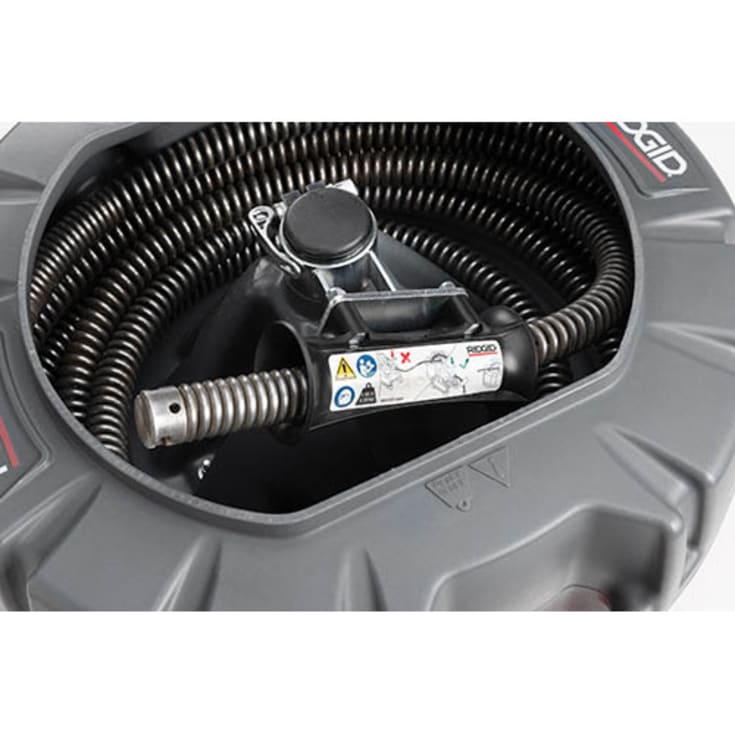 RIDGID spiralbeholder, komplet med plastromle og drejefod