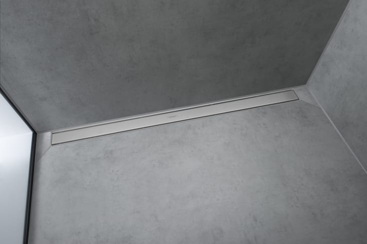 Hansgrohe Raindrain Match avløpsrenne, 900 mm, rustfritt stål
