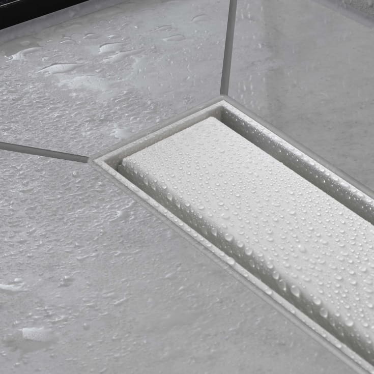 Hansgrohe Raindrain Match avløpsrenne, 600 mm, matt hvit