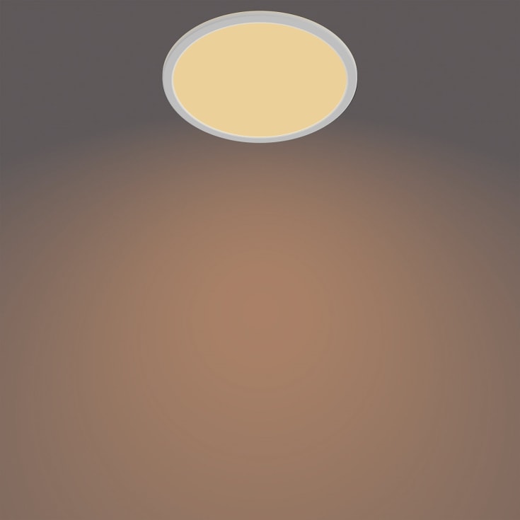 Philips myBathroom SceneSwitch Super Slim plafond, vit, 2700K, Ø25 cm