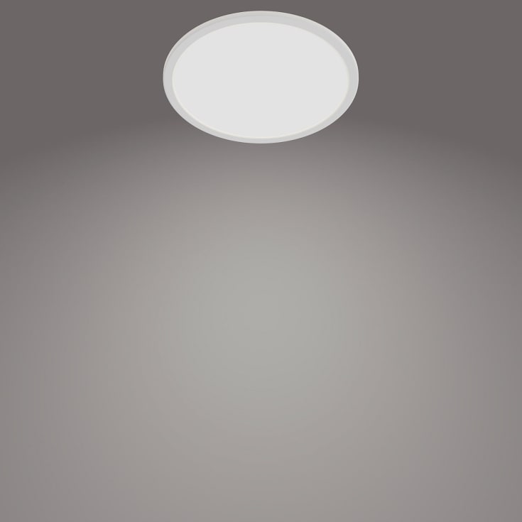 Philips myBathroom SceneSwitch Super Slim plafond, hvid, 4000K, Ø25 cm