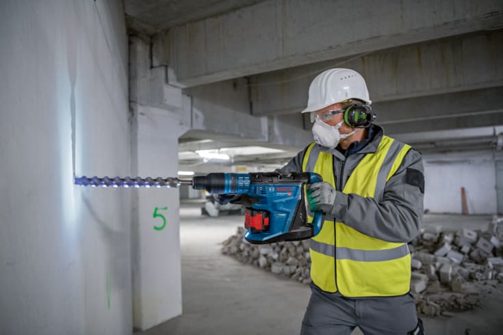 Bosch borehammer GBH 18V-40 C, SDS-max, solo, XL-Boxx