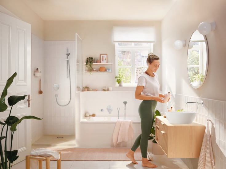 Hansgrohe Rebris S tvättställsblandare, krom