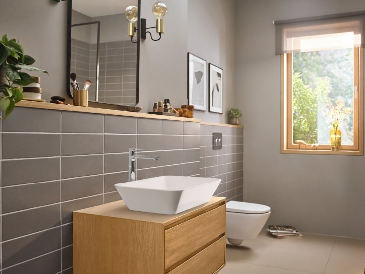 Hansgrohe Rebris E 240 tvättställsblandare, krom