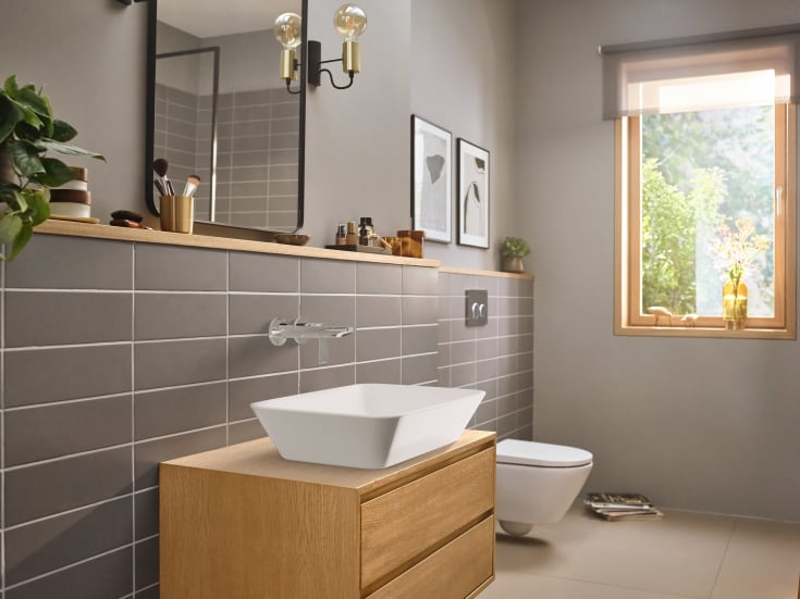Hansgrohe Rebris E tvättställsblandare, krom