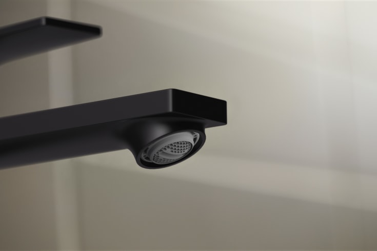 Hansgrohe Rebris E 240 tvättställsblandare, matt svart