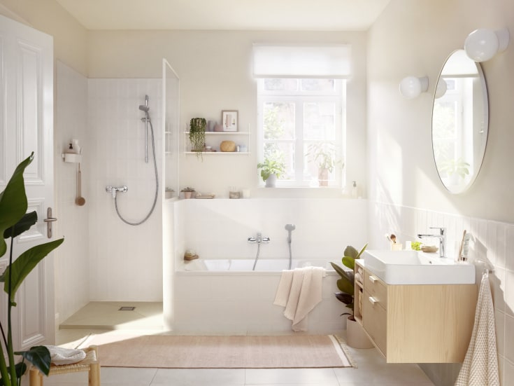 Hansgrohe Rebris S duschblandare, krom