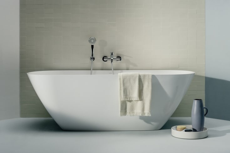 Laufen Lua badekar, 170x54 cm, hvid