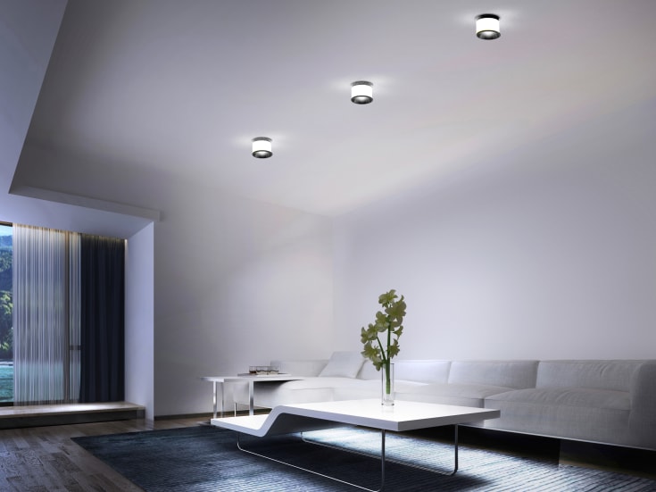 Molto Luce Dark Night påbyggingsspot, 40W, sort