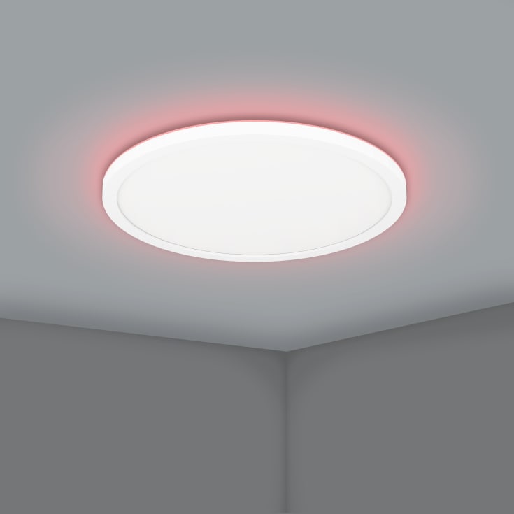 Eglo Z Rovito plafond, hvid, Ø29 cm