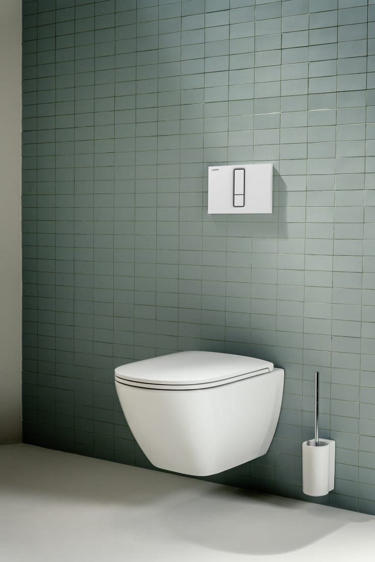Laufen Lis AW101 betjeningsplade, hvid