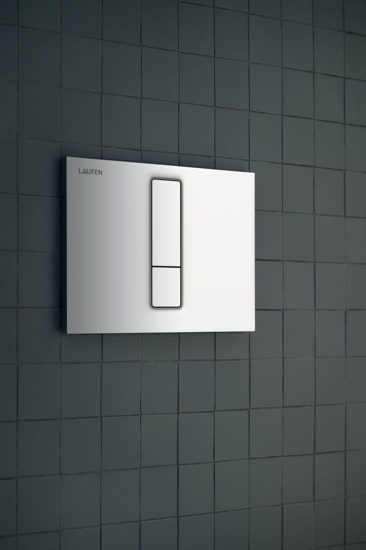 Laufen Lis AW101 betjeningsplade, hvid