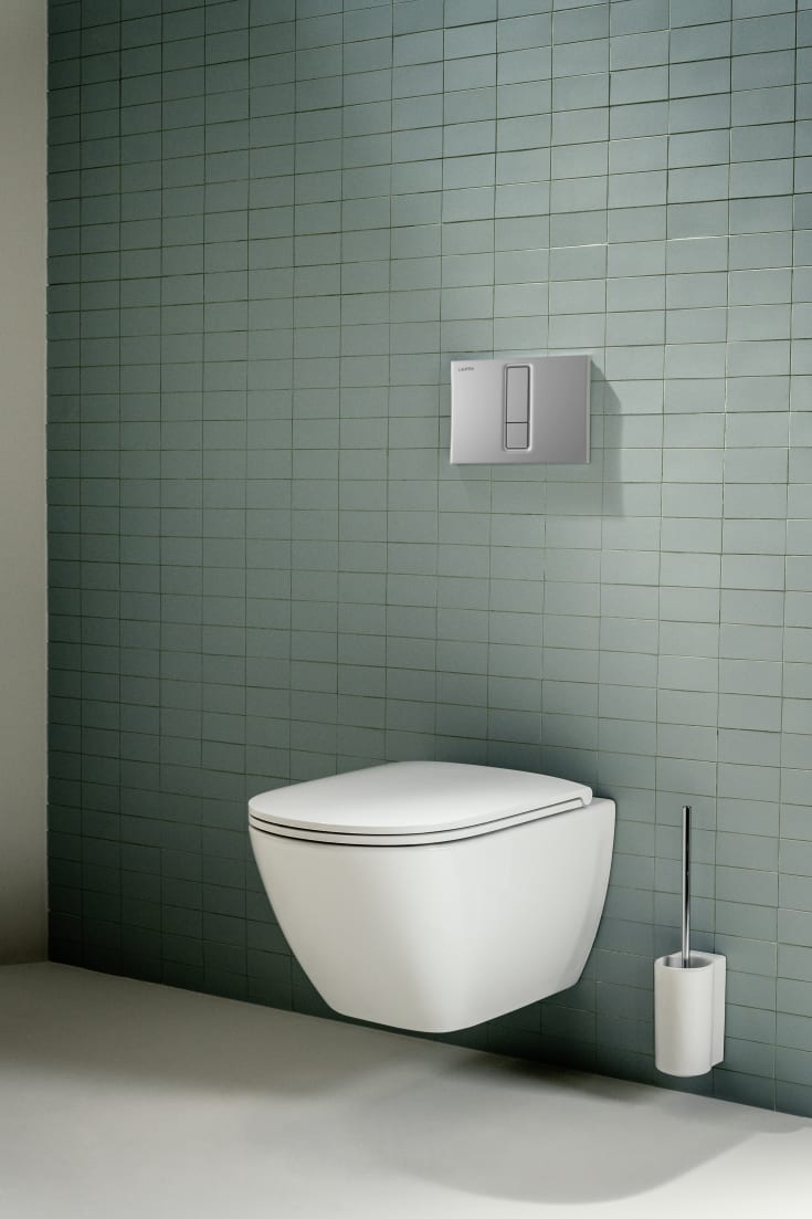 Laufen Lis AW101 spolplatta, krom