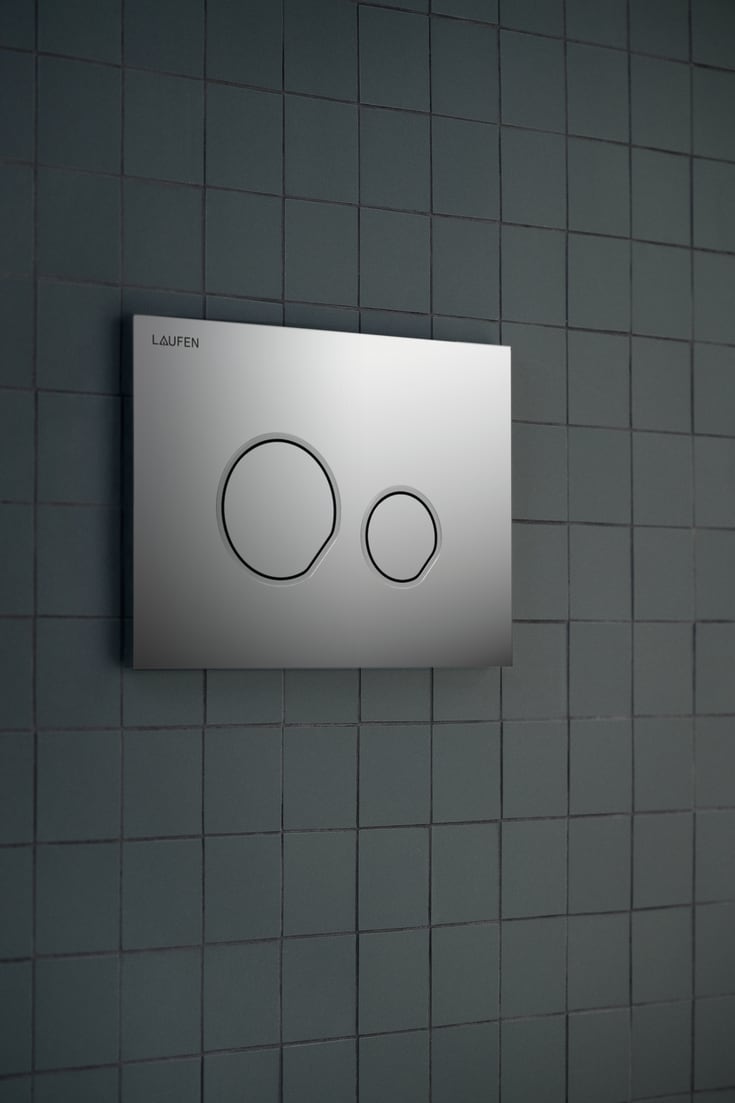 Laufen Lis AW105 betjeningsplade, krom