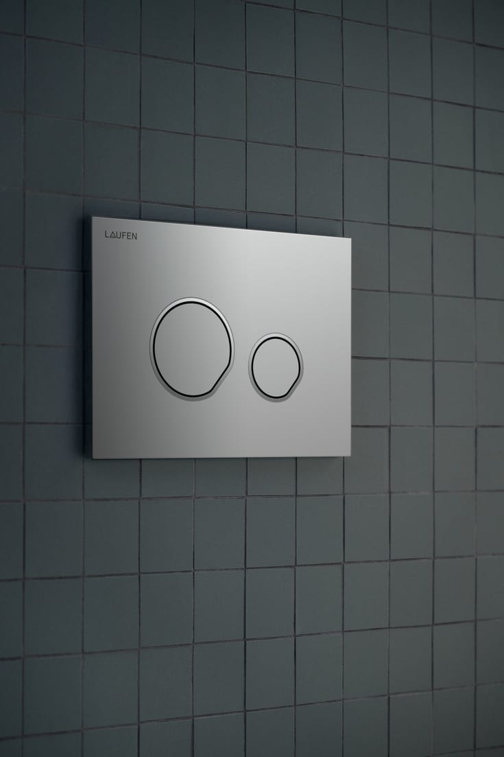 Laufen Lis AW105 spolplatta, matt krom