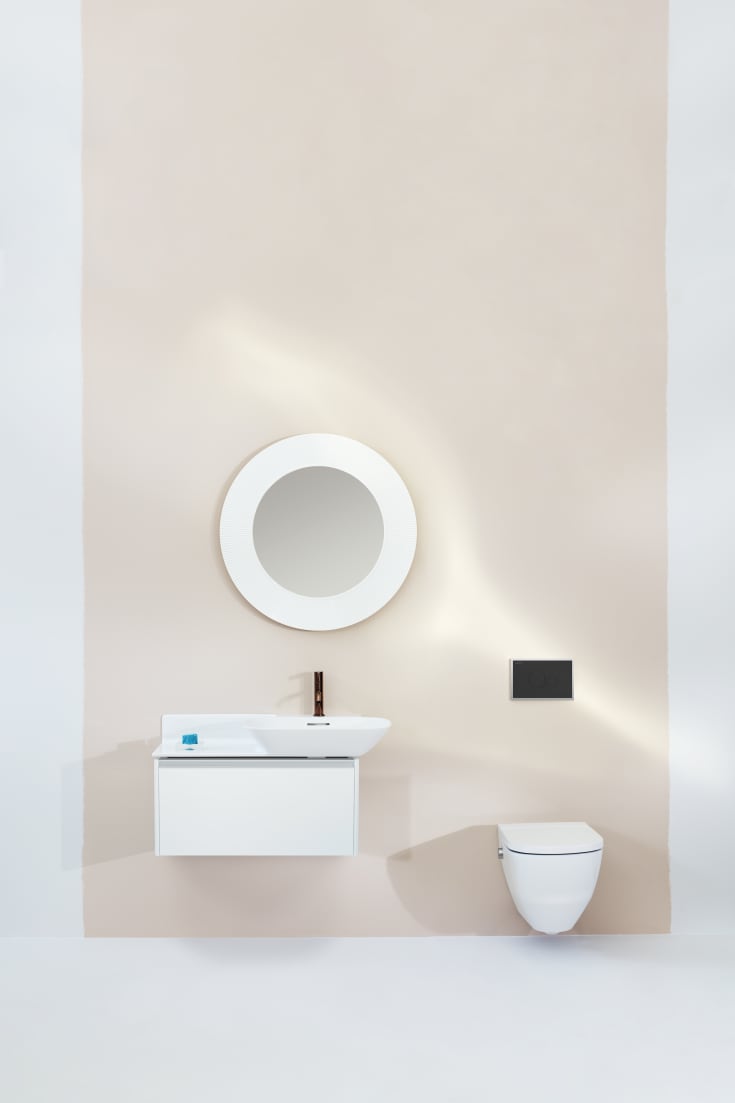 Laufen Lis AW106 betjeningsplade, sort