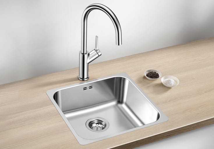 BLANCO SUPRA 400-IF/N UX diskbänk 44 x 44 cm rostfritt stål