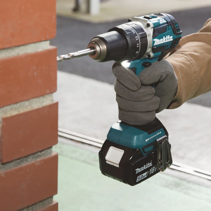 Makita slagboremaskine DHP484RTJ, 2 x 18 V