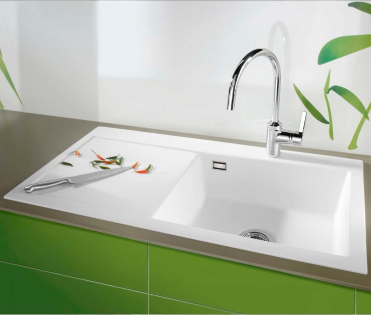 Lavabo Mera 100 SL diskbänk, 100x51 cm, vit
