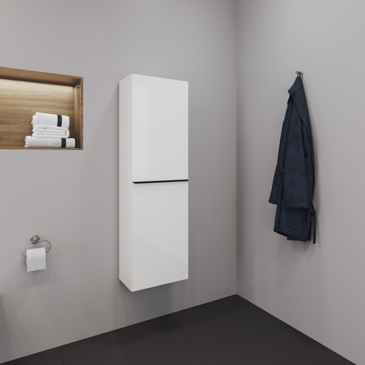 Duravit D-Neo högksåp, 40x132 cm, högglans vit