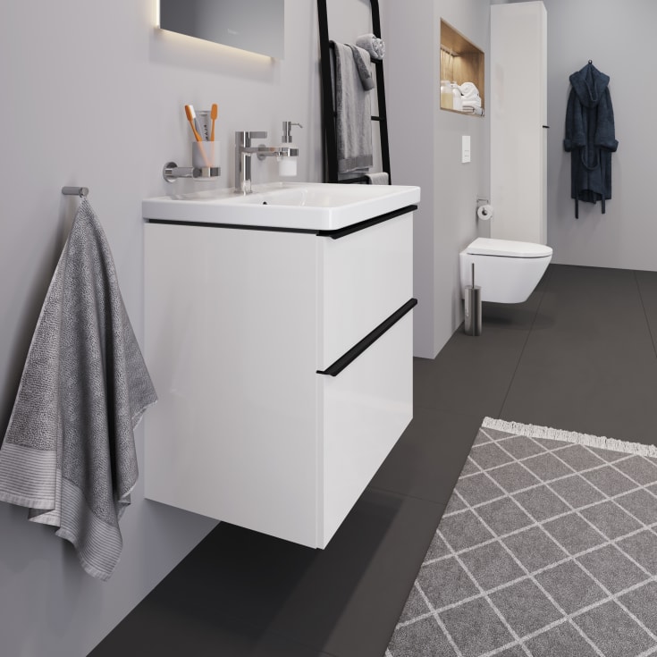 Duravit D-Neo möbelpaket, 65x48 cm, högglans vit