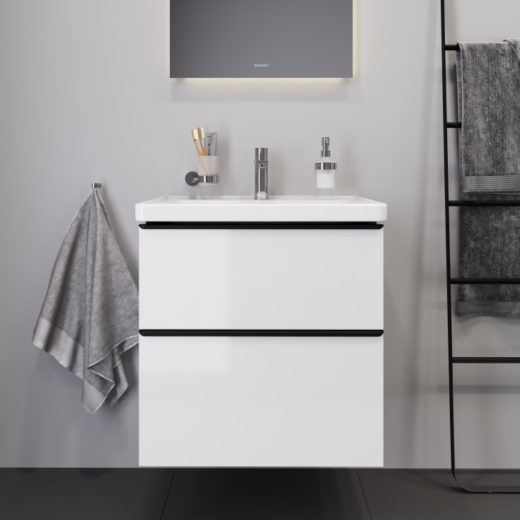 Duravit D-Neo möbelpaket, 65x48 cm, högglans vit