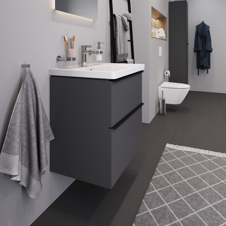 Duravit D-Neo möbelpaket 65x48 cm, matt grå