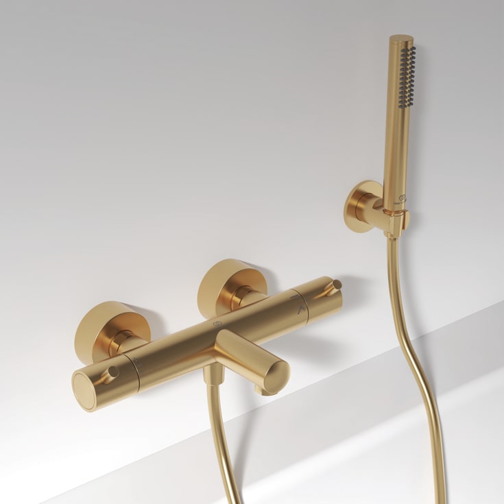 Ideal Standard Ceratherm T125 kararmatur, børstet guld