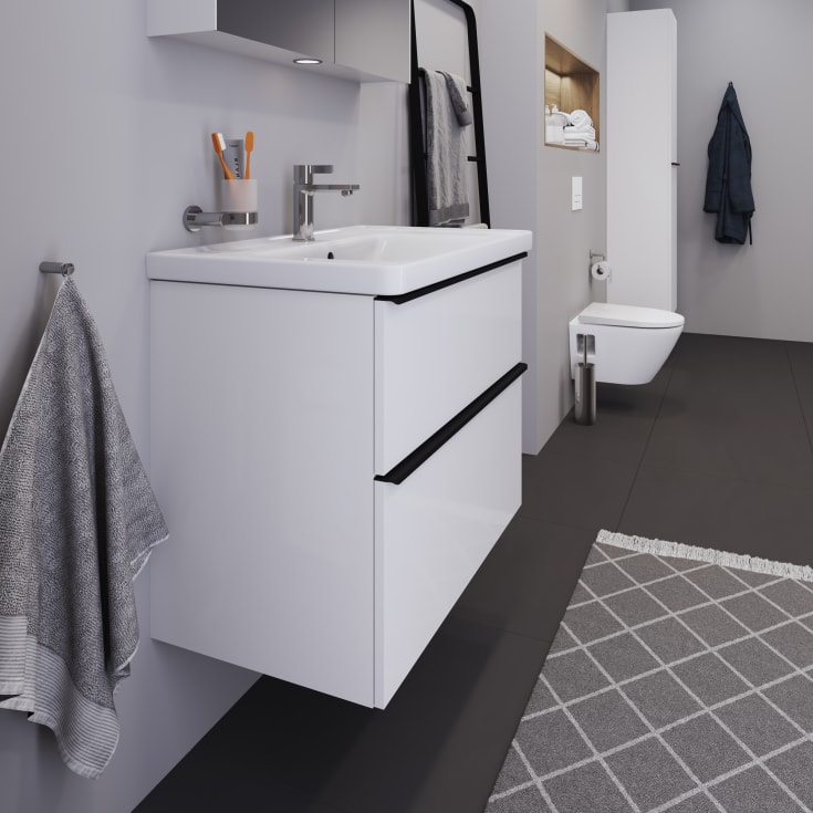 Duravit D-Neo möbelpaket, 80x48 cm, högglans vit