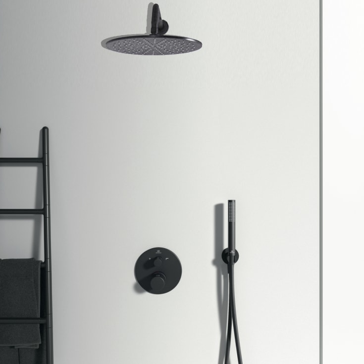 Ideal Standard Ceratherm T100 brusesæt, mat sort