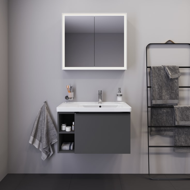 Duravit D-Neo møbelservant, 80x48 cm, hvit