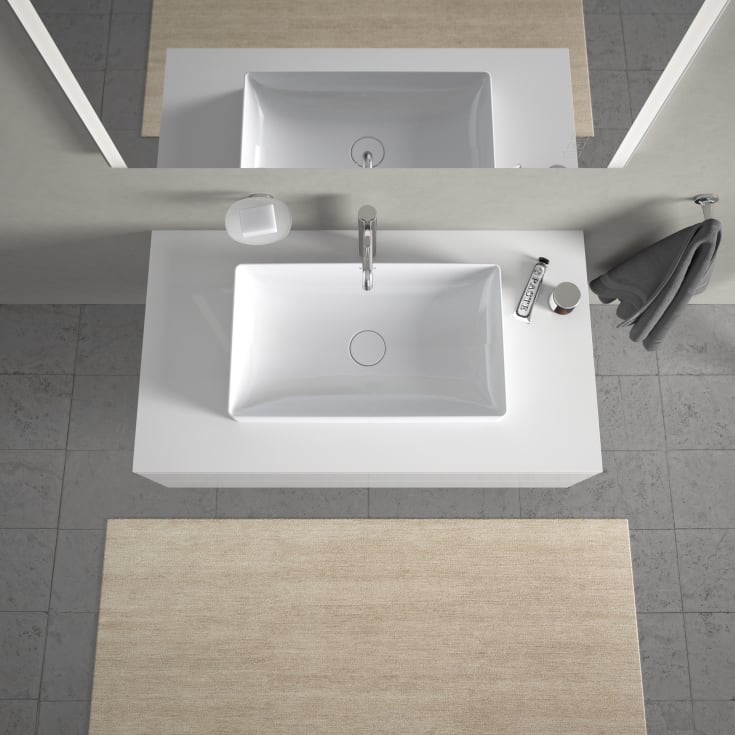 Duravit DuraSquare tvättställ, 60x34,5 cm, vit