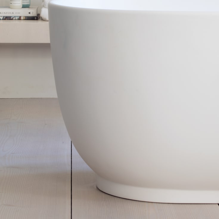 Duravit Luv frittstående badekar, 180x85 cm, hvit