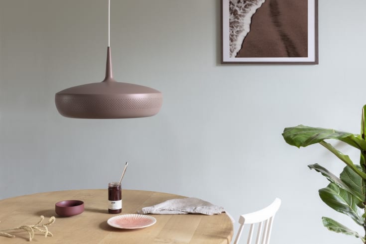 Umage Clava Dine lampskärm, brungrå
