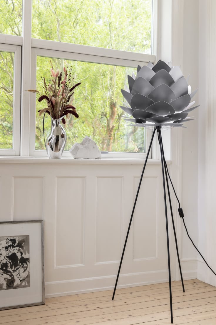 Umage Silvia lampskärm, grå, Ø45 cm