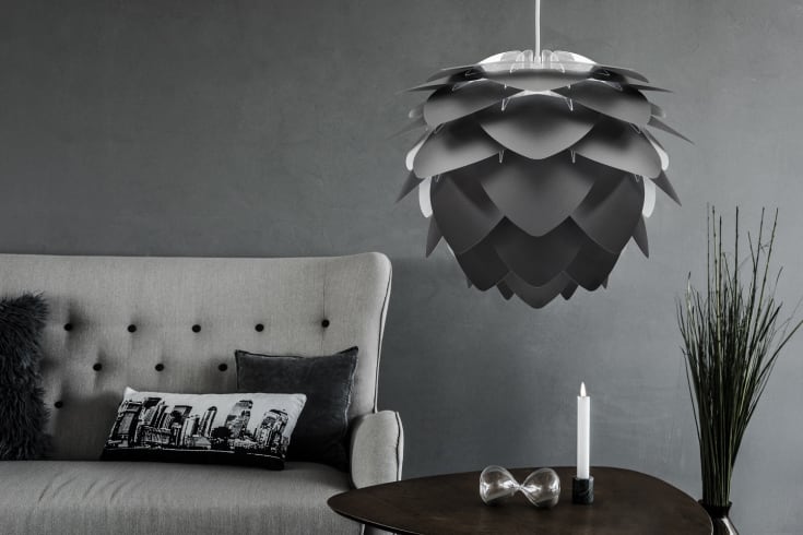 Umage Silvia lampskärm, svart, Ø45 cm