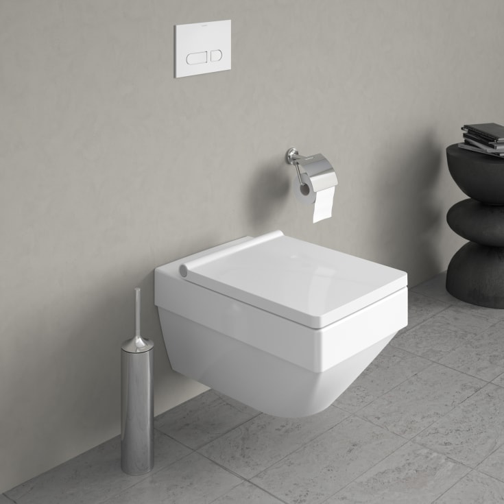 Duravit Vero Air væghængt toilet, uden skyllekant, rengøringsvenlig, hvid