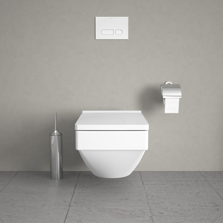 Duravit Vero Air væghængt toilet, uden skyllekant, rengøringsvenlig, hvid