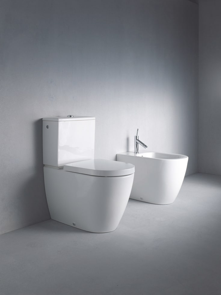 Duravit Me by Starck toilet, kun toiletskål, hvid