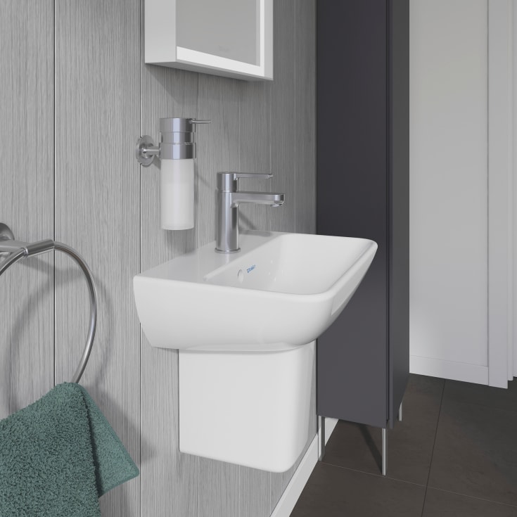 Duravit Me By Starck vegghengt servant, 45x32 cm, hvit